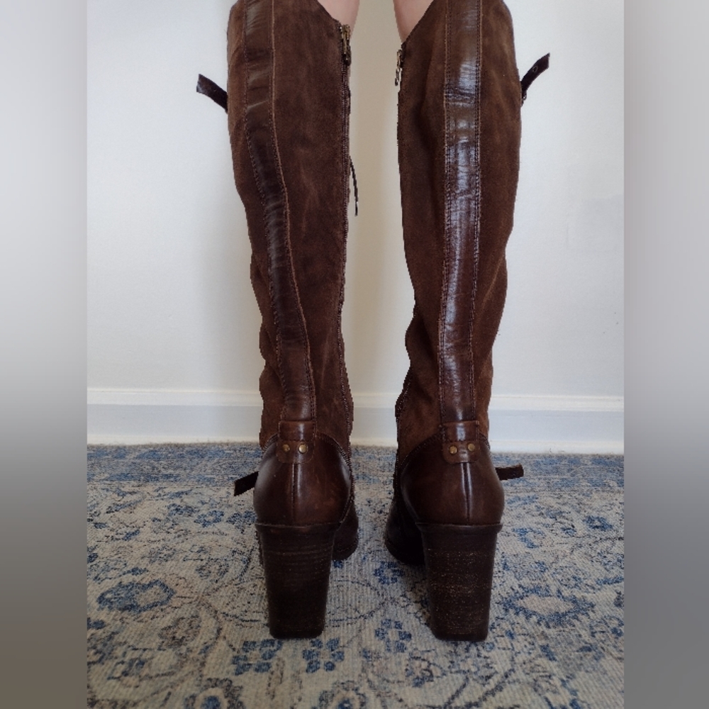 Alberto Fermani Brown Lace Up Boots - Picture 9 of 16